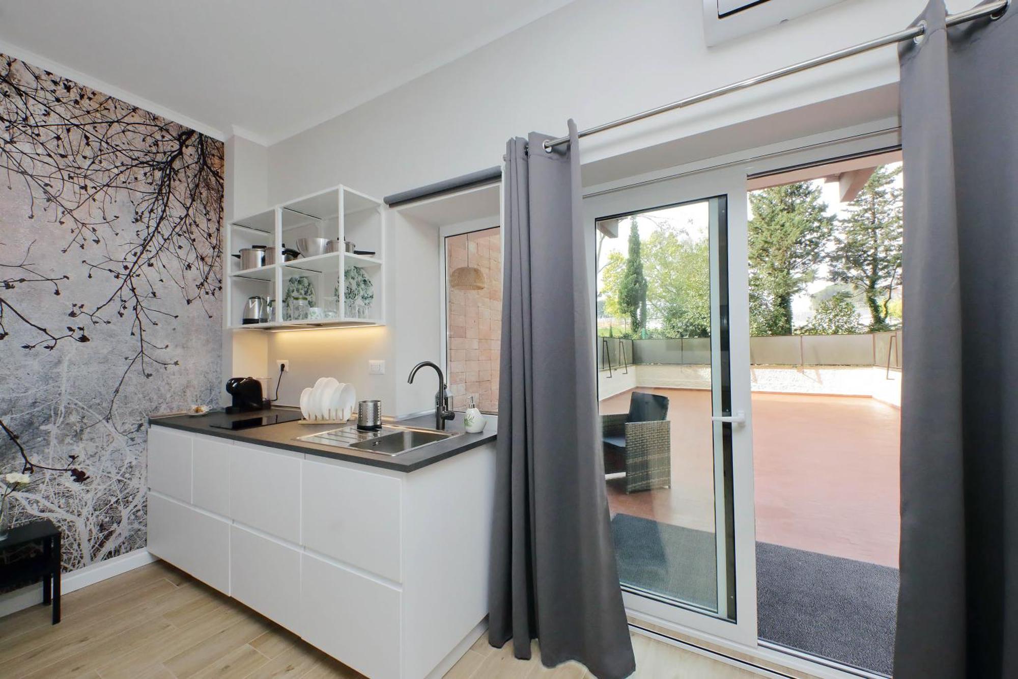 Aurelia Antica Terrace Apt Free Pool And Parking Рим Екстериор снимка